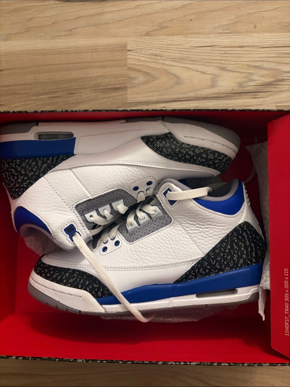 Jordan 3 Sport Blue Grade School 6Y - Picture 1 of 5